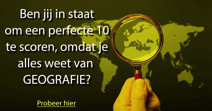 Lastige Geografie Quiz