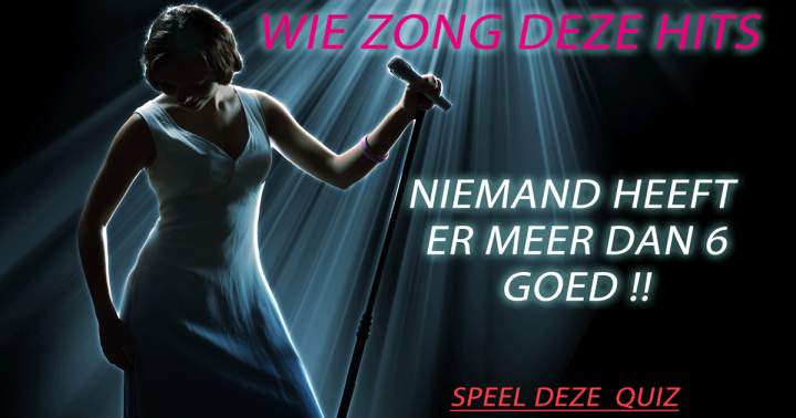 Wie zong deze liedjes?