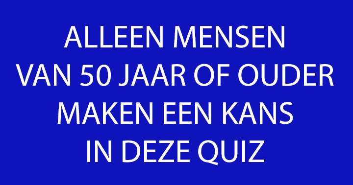 Probeer maar eens 5 vragen goed te beantwoorden!