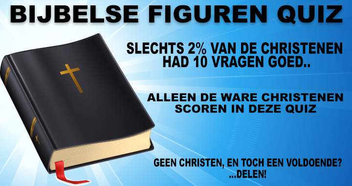 Bijbelse figuren Quiz