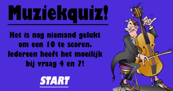 De enige echte muziekquiz voor de echte muziekkenners!