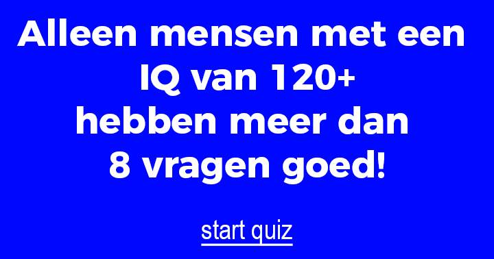 Hoe hoog is jouw IQ?