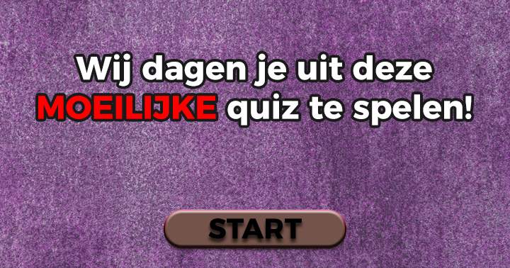 Algemene kennis quiz